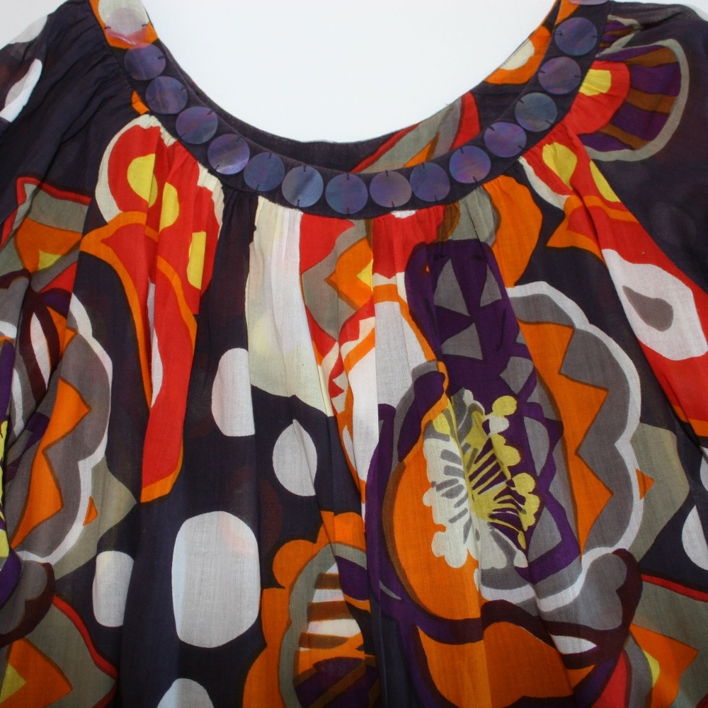 FRENCH CONNECTION SUMMER DRESS MULTI-COLOR PRINT M